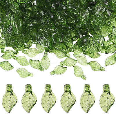 500Pcs Transparent Acrylic Charms TACR-SP0001-36A-1