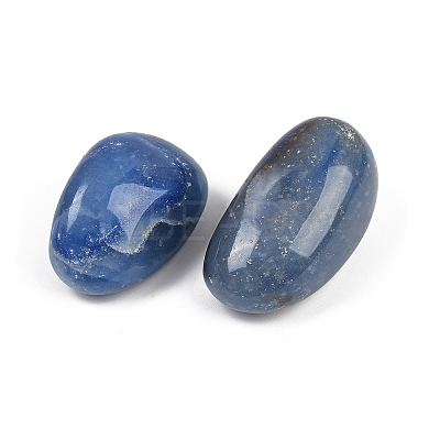 Dyed & Heated Natural Blue Aventurine Beads G-M368-08B-1