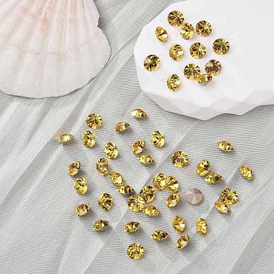 Preciosa&reg MAXIMA Crystal Round Stones Y-PRC-RBSS18-10020-1