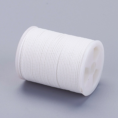 Round Waxed Polyester Cord YC-G006-01-1.0mm-02-1