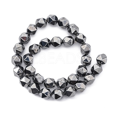 Synthetic Terahertz Stone Beads Strands G-P571-F01-01-1
