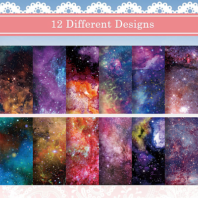 24 Sheets 12 Styles Scrapbook Paper Pads DIY-WH0304-989G-1