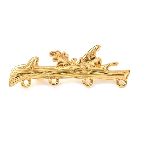 Branch Shaped Alloy Brooch Findings AL-G001-02G-1