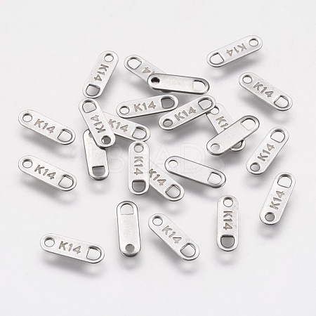 304 Stainless Steel Chain Tabs STAS-K166-10P-1