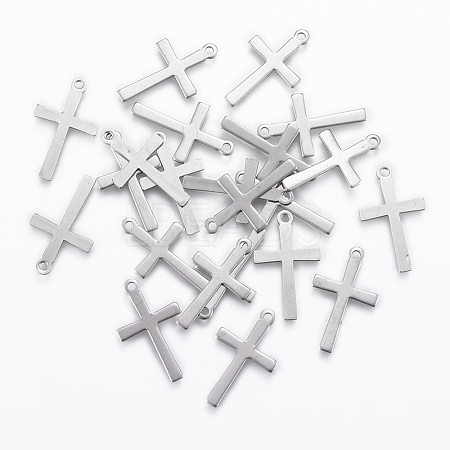 Tarnish Resistant 201 Stainless Steel Pendants X-STAS-L197-30P-1