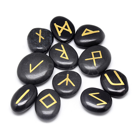 Natural Black Stone Beads G-Q481-115-1