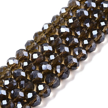 Electroplate Glass Beads Strands EGLA-A044-T6mm-A16-1