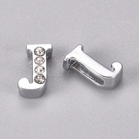 Alloy Slide Charms LS-PALLOY-WH0066-21J-1