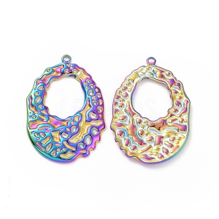 Ion Plating(IP) 304 Stainless Steel Pendants STAS-C003-05MC-1