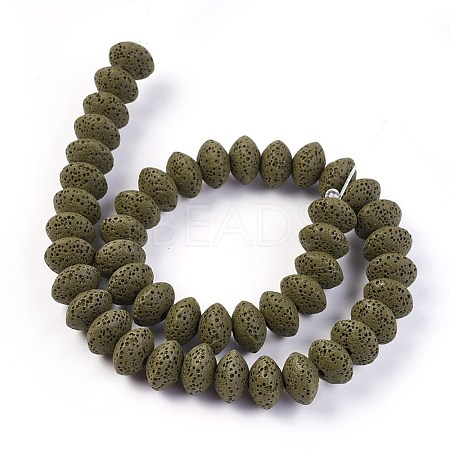 Natural Lava Rock Beads Strands G-I220-17A-03-1