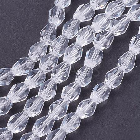 Glass Beads Strands X-GLAA-R024-6x4mm-12-1