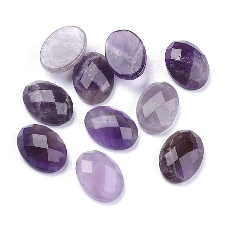 Natural Amethyst Cabochons X-G-G760-A09-1