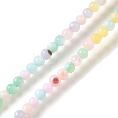 Ice Cream Color Dyed Natural Freshwater Shell Beads Strands X1-SHEL-G018-01A-1