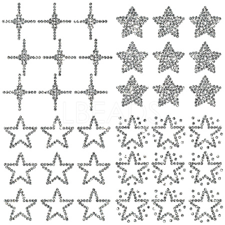 Glass Hotfix Rhinestone DIY-WH0507-004-1