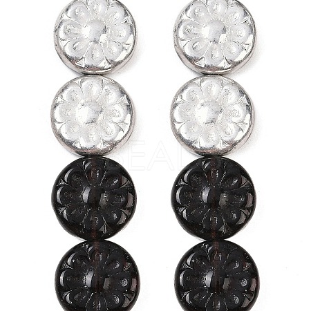 Czech Pressed Glass Beads GLAA-I061-48A-1