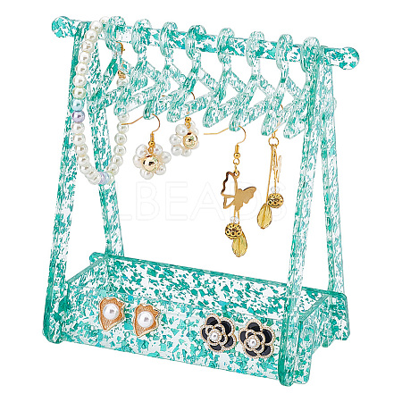 Transparent Acrylic Earring Display Stand EDIS-HY0001-03A-1
