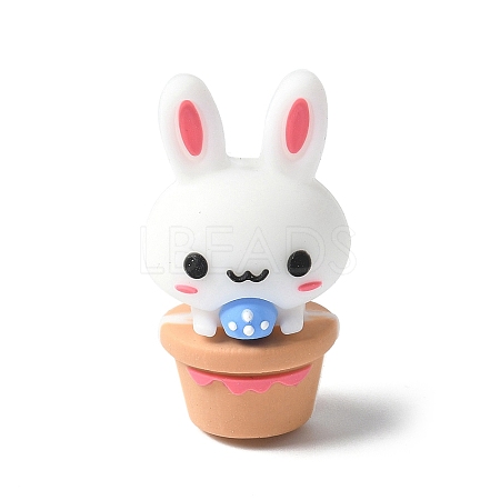 Rabbit Silicone Beads LS-SIL-V001-06-1