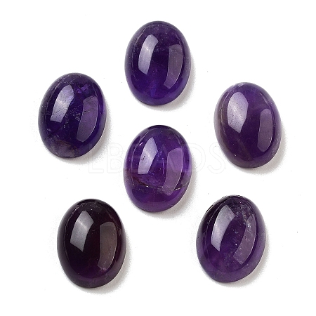Natural Amethyst Cabochons G-G145-01B-17-1
