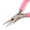 Steel Jewelry Pliers with Plastic Handle Covers PT-Q010-05P-2