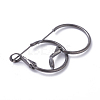 Brass Hoop Earrings KK-I665-26A-B-2