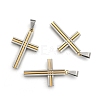 Latin Cross 304 Stainless Steel Pendants STAS-E097-16M-2