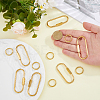 6Pcs Brass Locking Carabiner KK-HS0015-85A-3