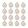 Golden Plated Alloy Charms X-ENAM-S118-01J-2