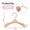 SUPERFINDINGS 12Pcs Wood Doll Hangers DIY-FH0006-63A-2