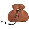 1Pc Cowhide Leather Jewelry Storage Pouches PAAG-CL0001-01-1