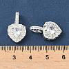 Brass Micro Pave Cubic Zirconia Pendants KK-Z139-05S-03-3