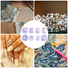 40Pcs 8 Styles K9 Glass Rhinestone Cabochons MRMJ-DC0001-02-7