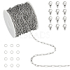 316L Surgical Stainless Steel Chains DIY-UN0006-35B-1