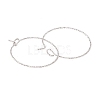 316 Surgical Stainless Steel Hoop Earrings Findings STAS-D183-02P-02-2