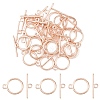 20Pcs Tibetan Style Toggle Clasps TIBE-YW0002-01RG-1
