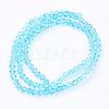 Imitation Austrian Crystal 5301 Bicone Beads GLAA-S026-06-3