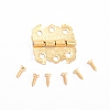 Iron Cabinet Drawer Butt Hinges Connectors IFIN-WH0034-28G-1