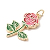 Brass Enamel Pendants KK-A277-26G-2