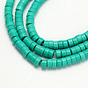 Synthetic Turquoise Beads Strands TURQ-G110-5x3mm-09-1
