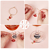 24Pcs 12 Style Alloy Enamel & Rhinestone & ABS Plastic Imitation Pearl Wine Glass Charms AJEW-AB00050-4