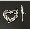 Brass Toggle Clasps KK-E737-18P-3