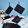 10Pcs 2 Styles Oxford Cloth & Nylon Waterproof Zipper Bags ABAG-OC0001-17-4