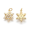 Brass Micro Pave Cubic Zirconia Pendants LS-KK-F774-10G-NR-2