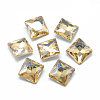 Pointed Back Glass Rhinestone Cabochons RGLA-T027-8x8mm-09-1