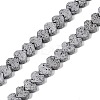 Electroplated Natural Lava Rock Beads Strands G-Q1009-G01-02G-1