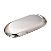 Oval 430 Stainless Steel Jewelry Display Plate STAS-P289-03P-2