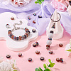 105Pcs 3 Colors Polymer Clay Rhinestone European Beads CPDL-TA0001-02-7