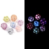 Acrylic Handmade Luminous Polymer Clay Rhinestone Beads CLAY-H003-07-1