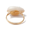 4Pcs Copper Wired Shell Finger Rings RJEW-TA00176-5