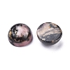 Natural Rhodonite Cabochons G-P393-R68-8MM-2
