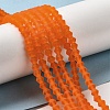 Imitate Austrian Crystal Frosted Glass Beads Strands EGLA-A039-T2mm-MD11-4